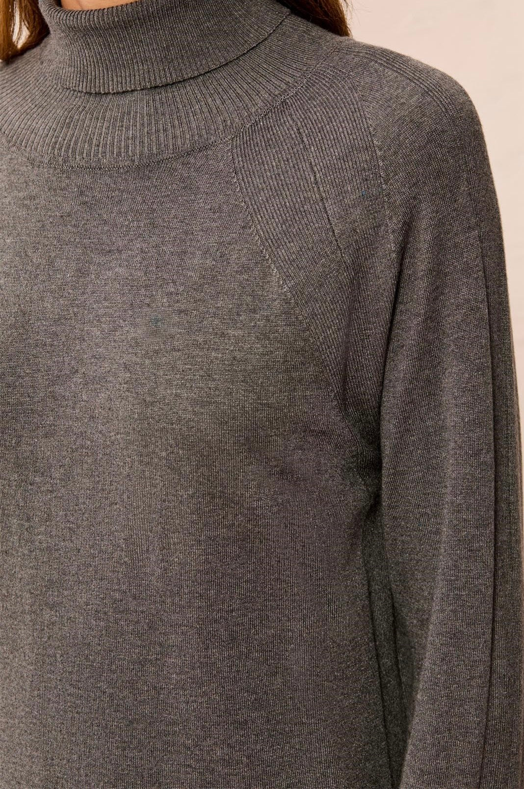 Tribal Women's Soft Viscose Blend Long Sleeve Mock Turtleneck Sweater - OLIVIA'S