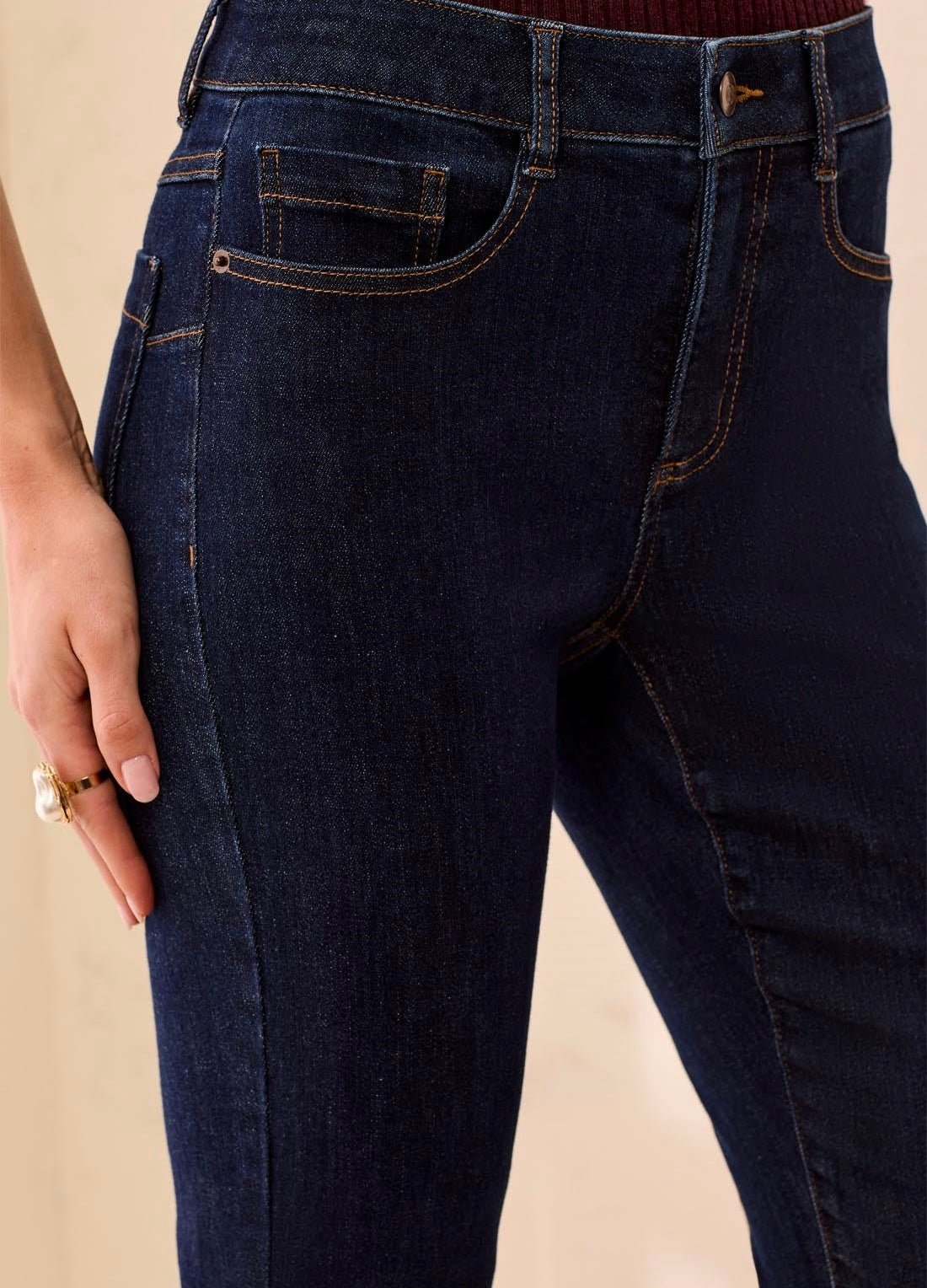 Tribal Women's Sophia Curvy Boundless Stretch Denim Slim Leg Jeans - OLIVIA'S