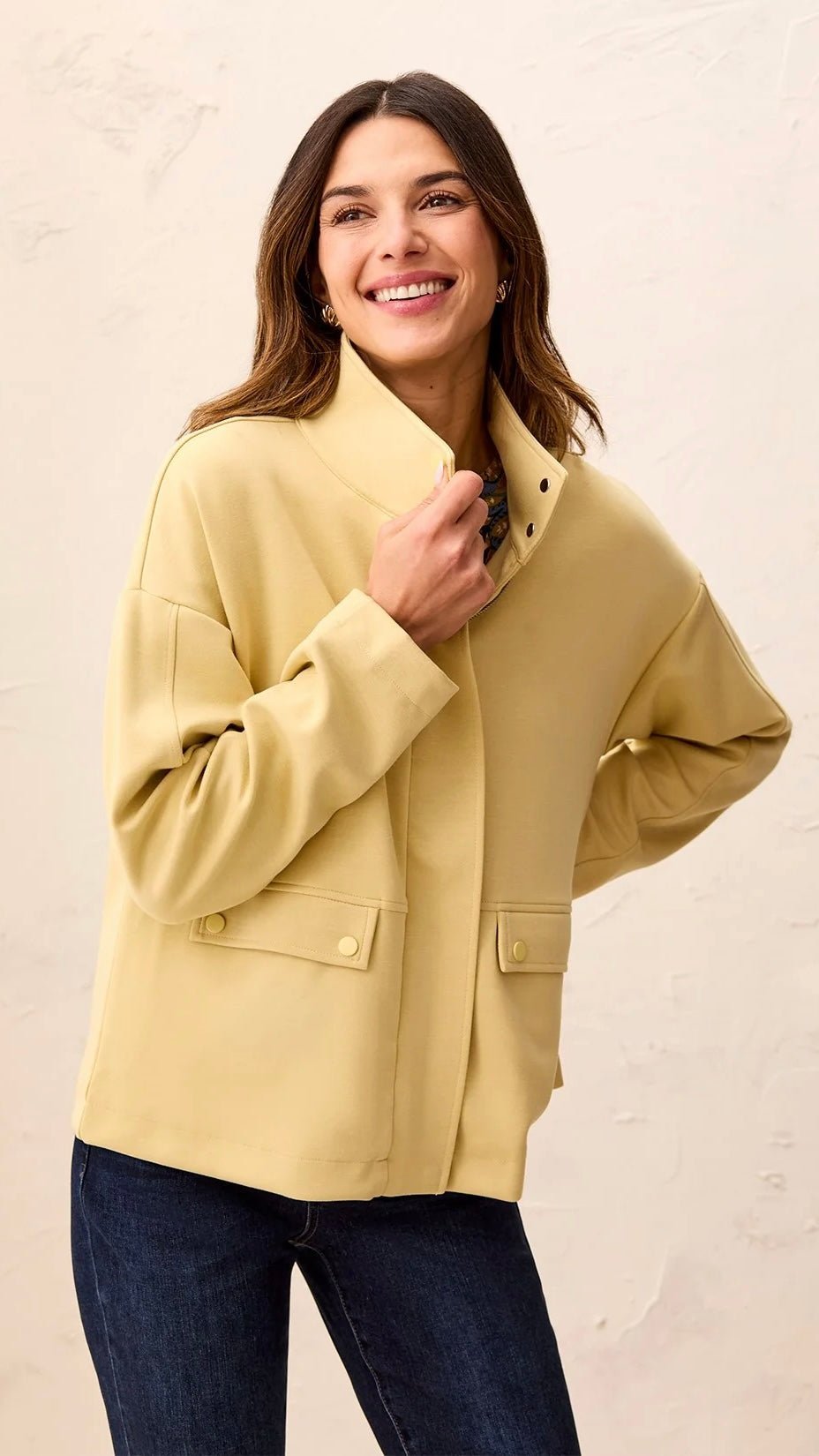 Tribal Women’s Zip Front Coat With Lining - OLIVIA'S