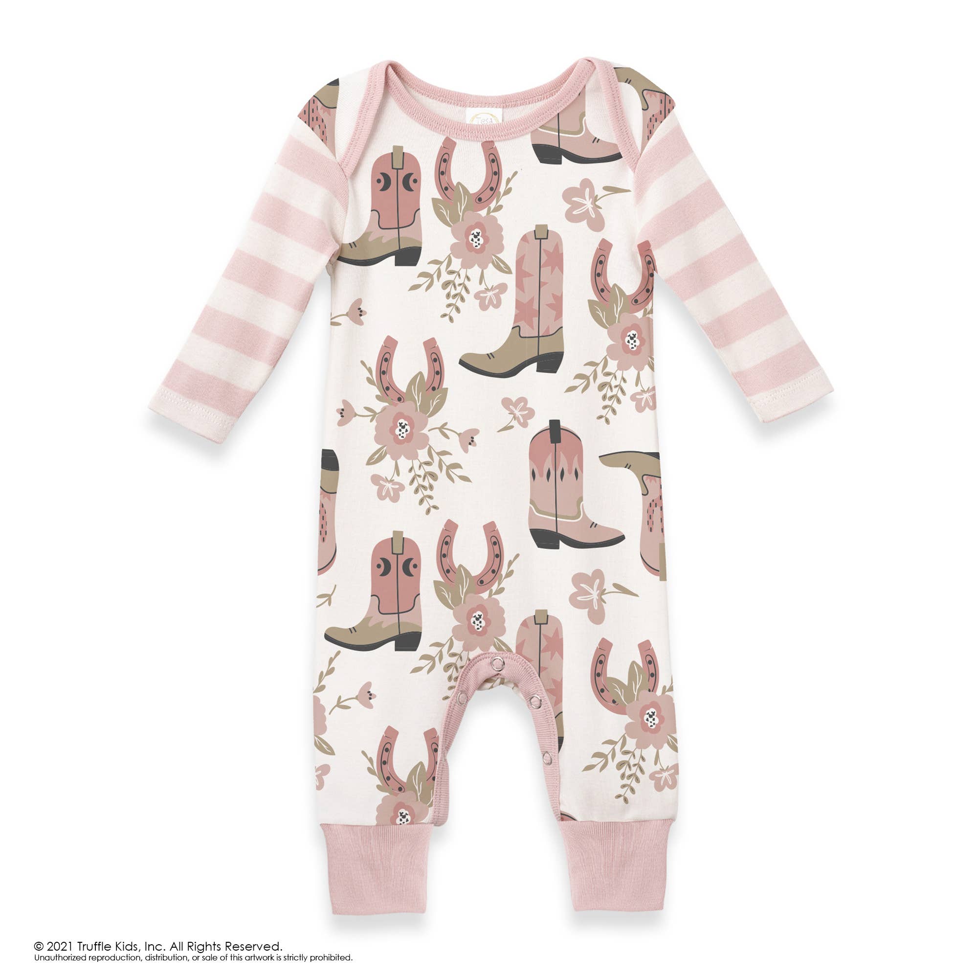 Western Cowgirl Baby Romper - OLIVIA'S