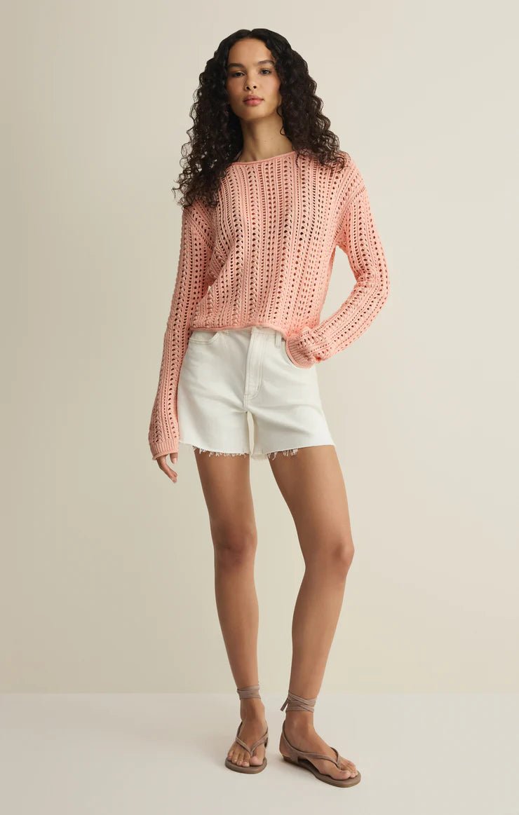 Z Supply Upland Crochet Sweater - OLIVIA'S