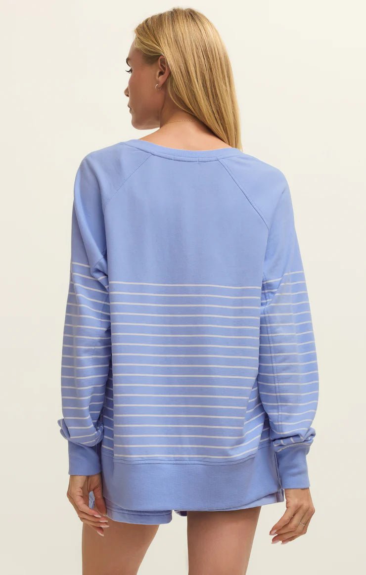 Z Supply Weekender Stripe V-Neck Sweater - OLIVIA'S