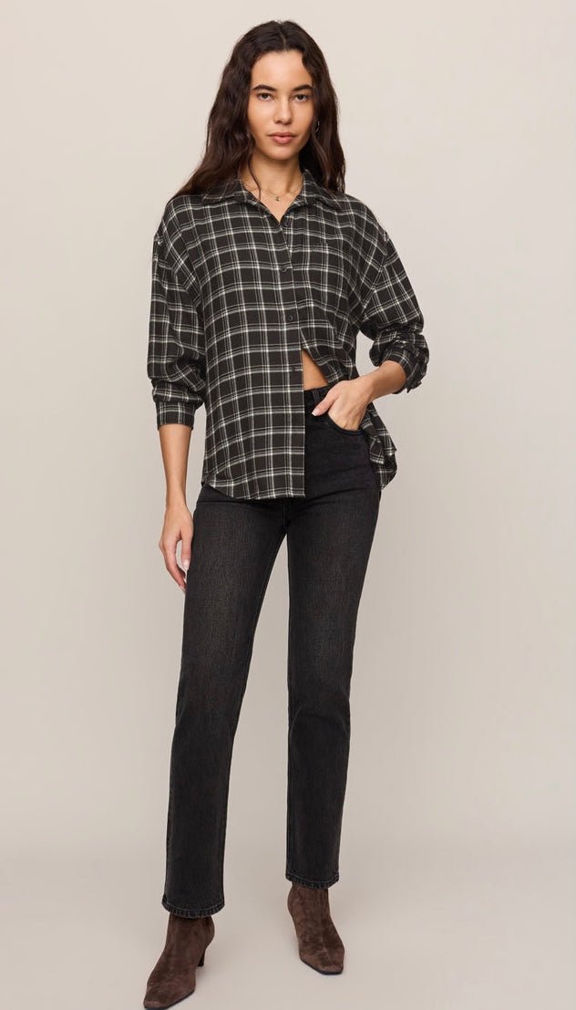 Z Supply Women's River Plaid Button Up - OLIVIA'S