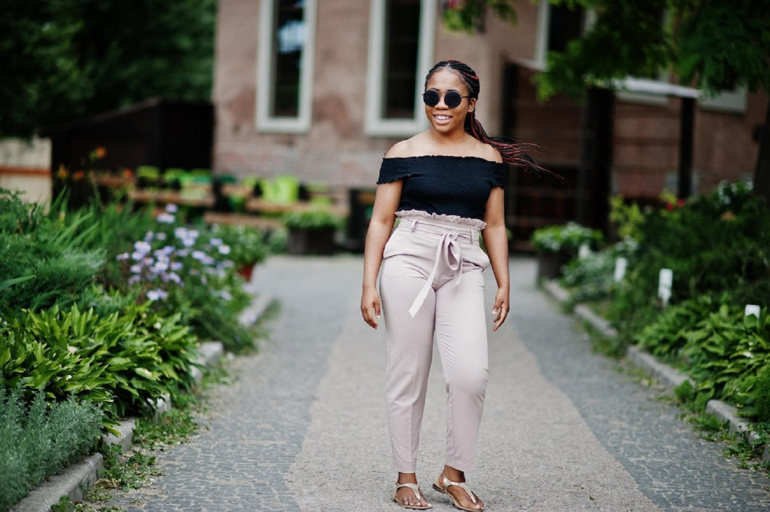 tulip hem pants