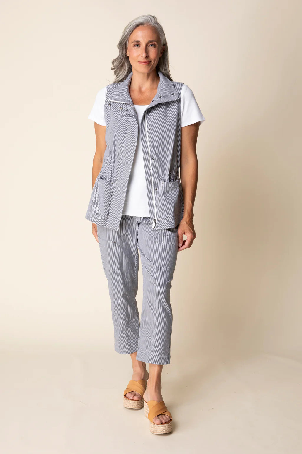Habitat Cool Tech Stripe Layering Vest
