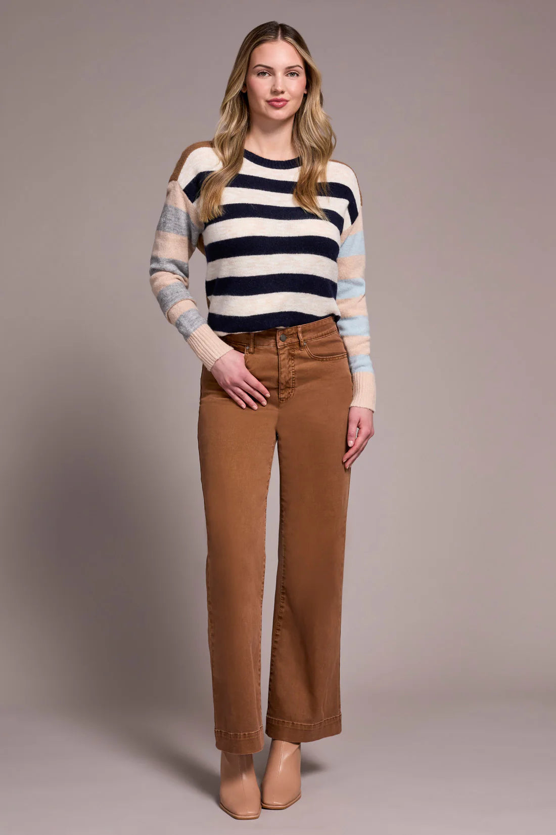 Comfort Stretch Wide Leg Pants