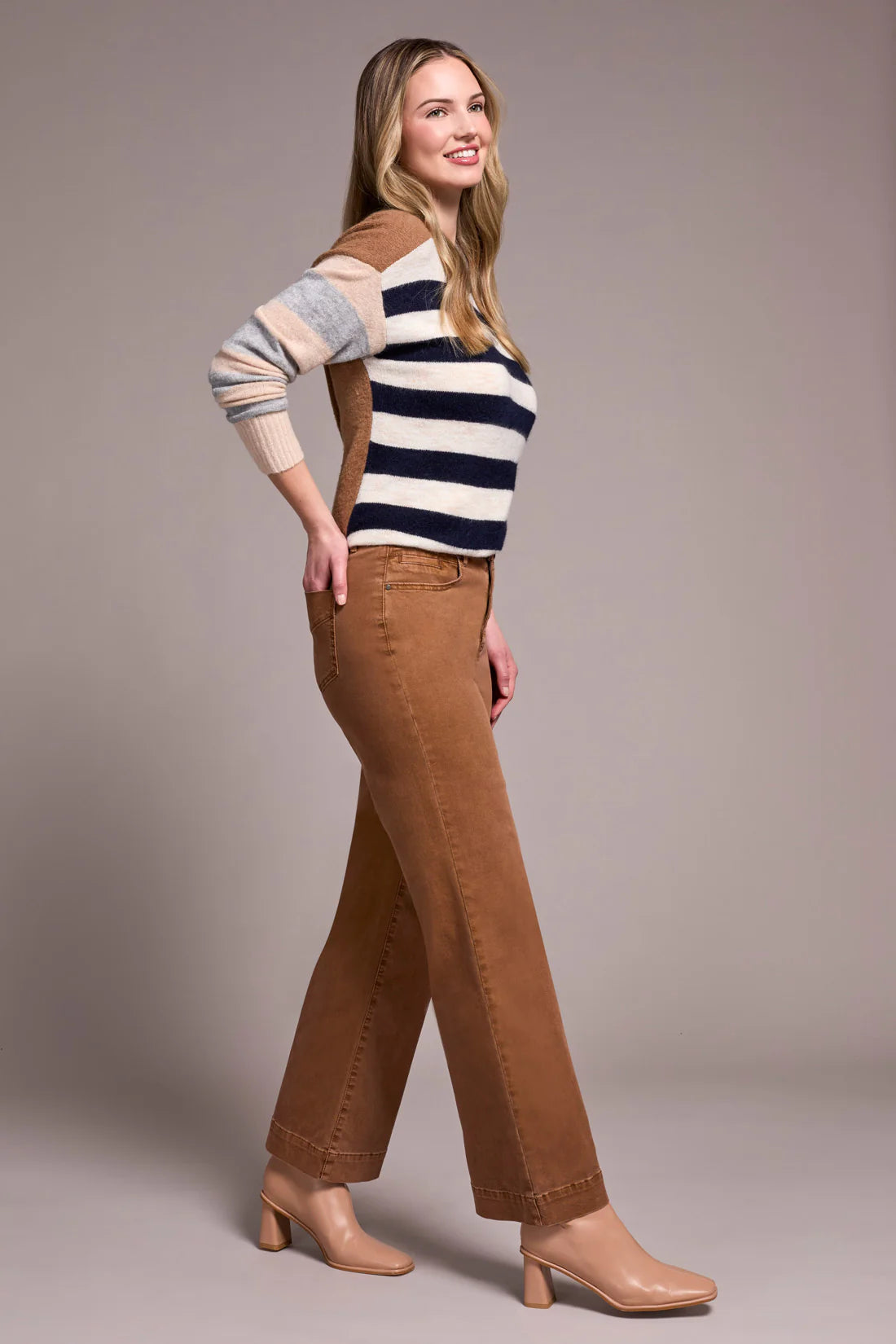 Comfort Stretch Wide Leg Pants