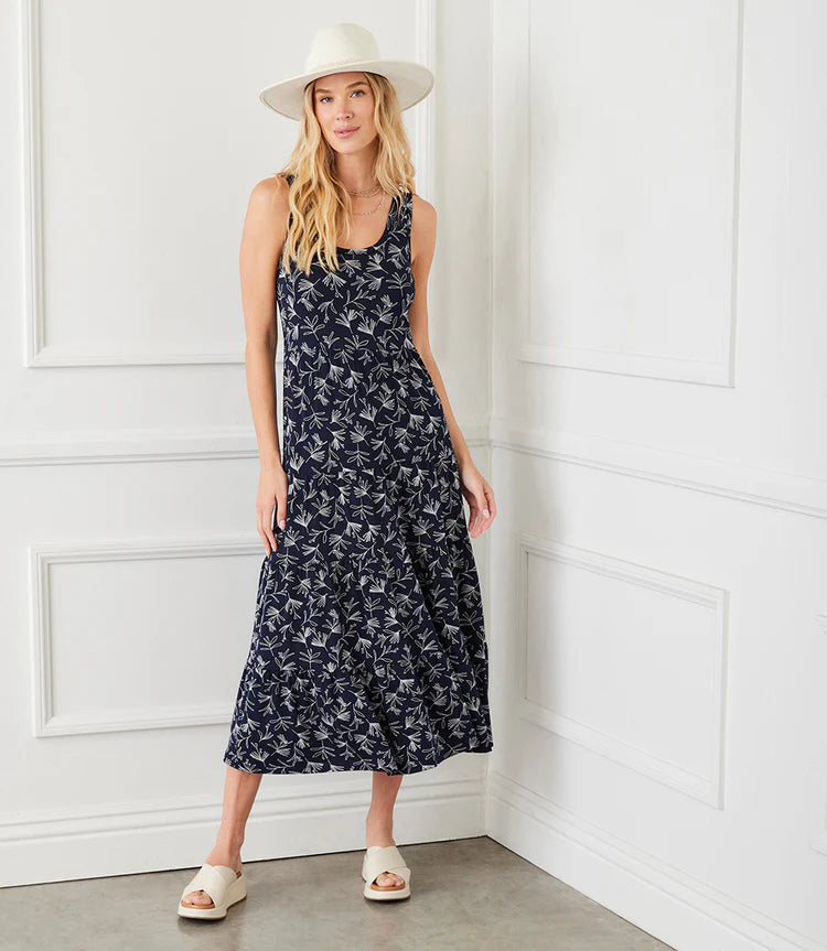 Tiered Midi Dress