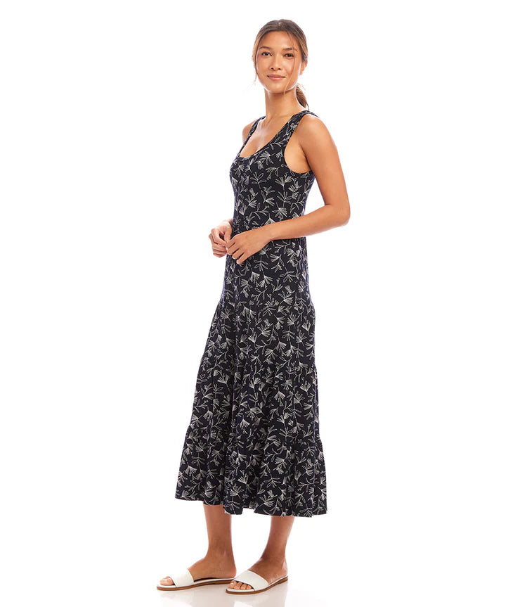 Tiered Midi Dress