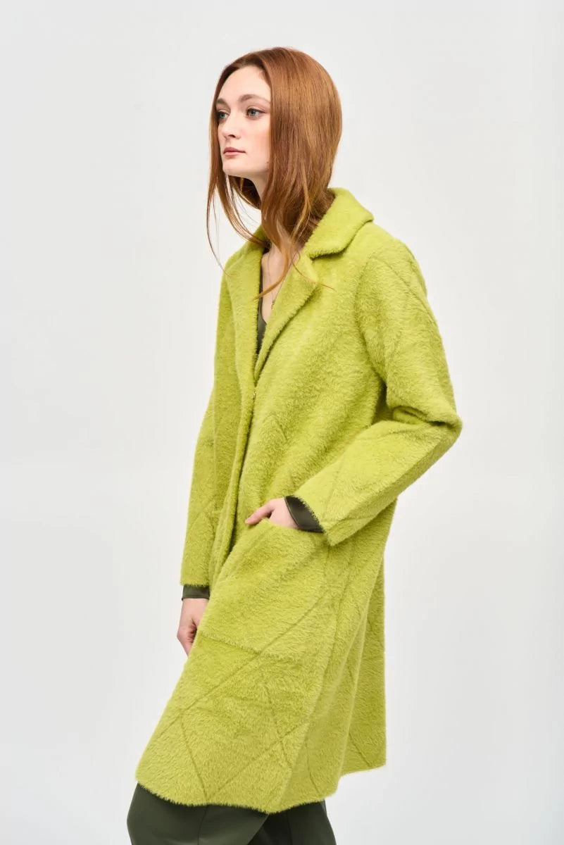 Wasabi Notched Collar Coat