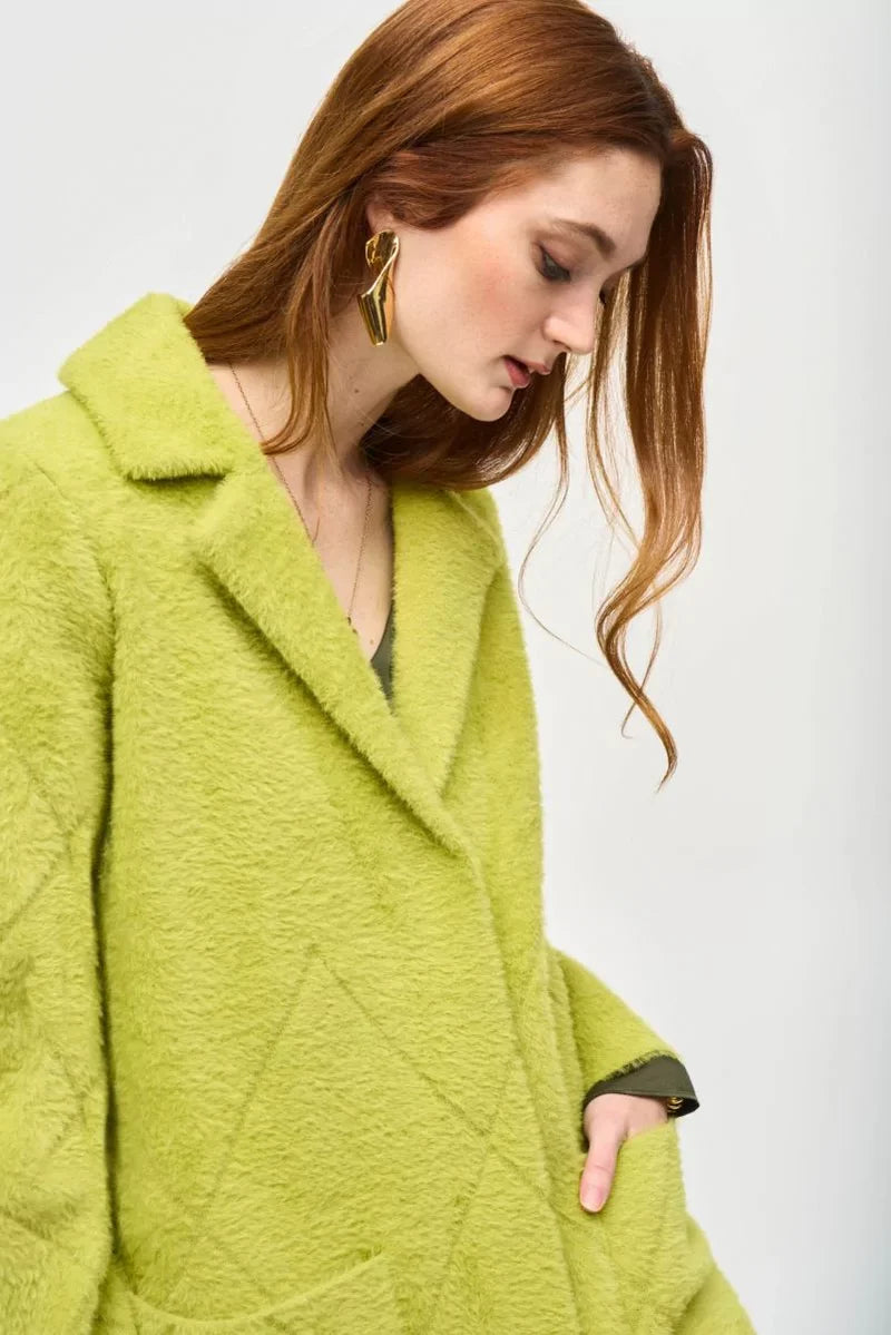 Wasabi Notched Collar Coat