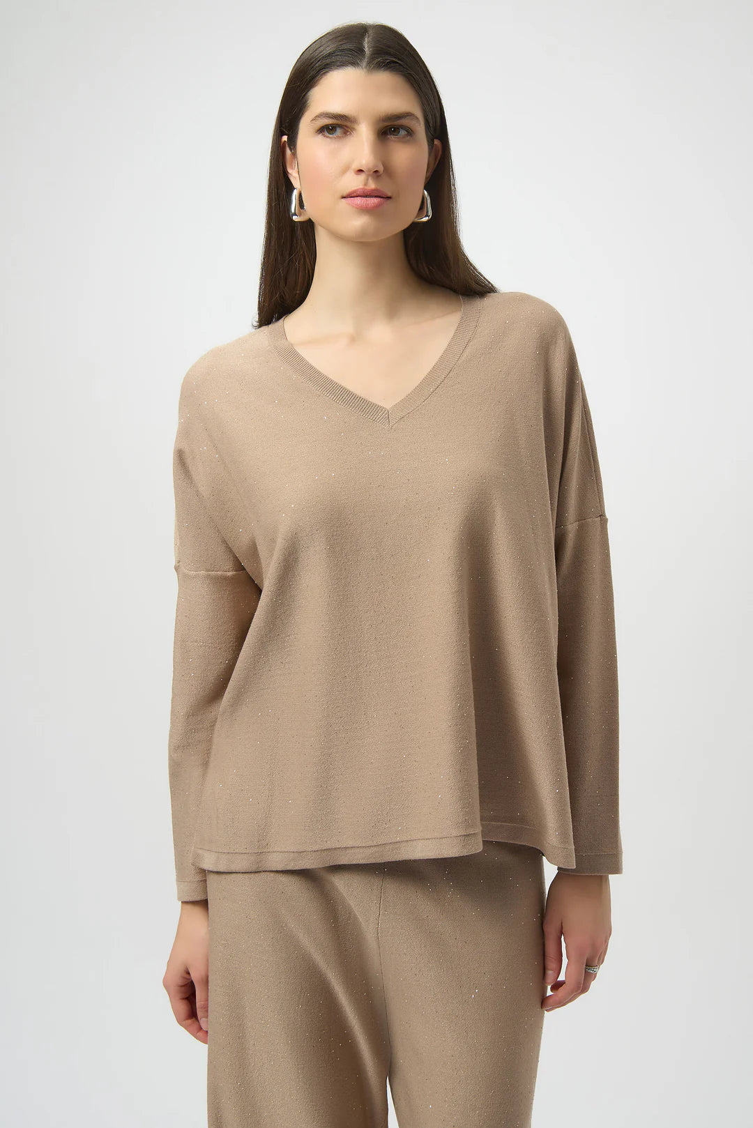 Sequined Knit Sweater