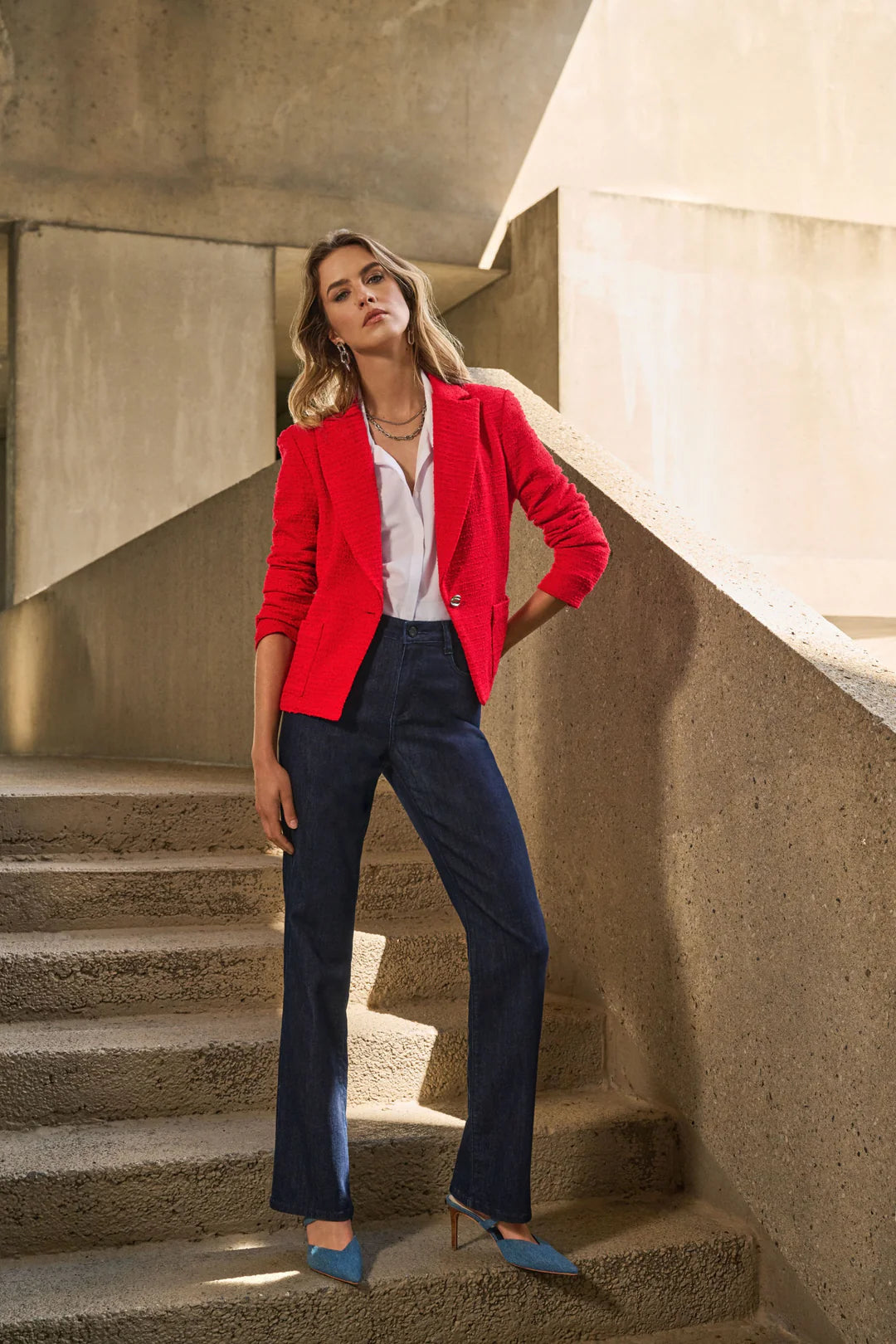 Textured Blazer