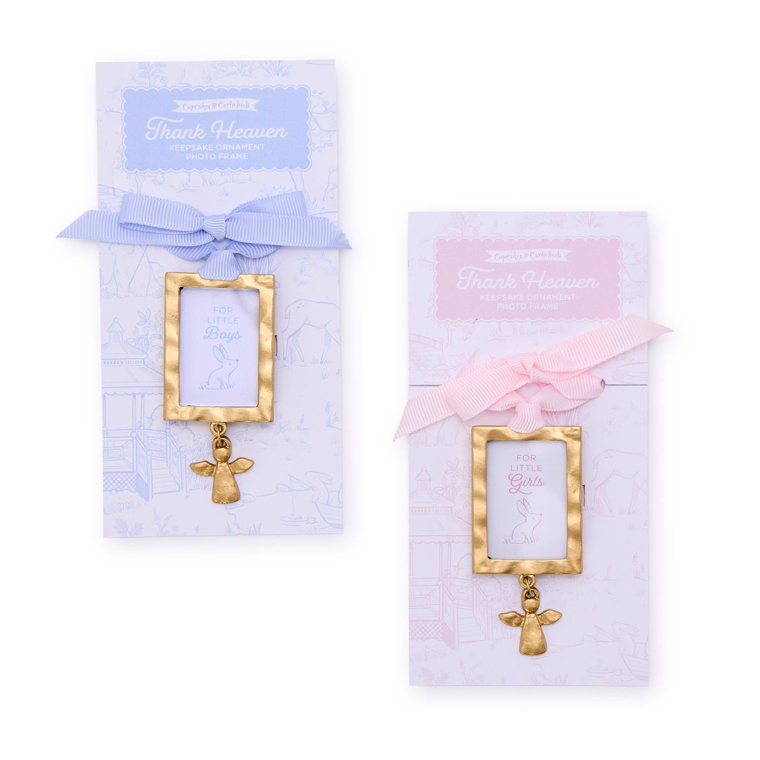 Ornament Frame Boy-blue