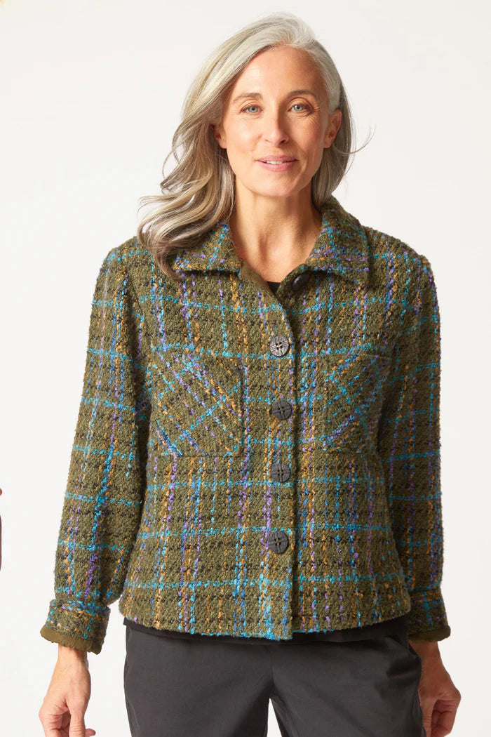Confetti Plaid Jacket