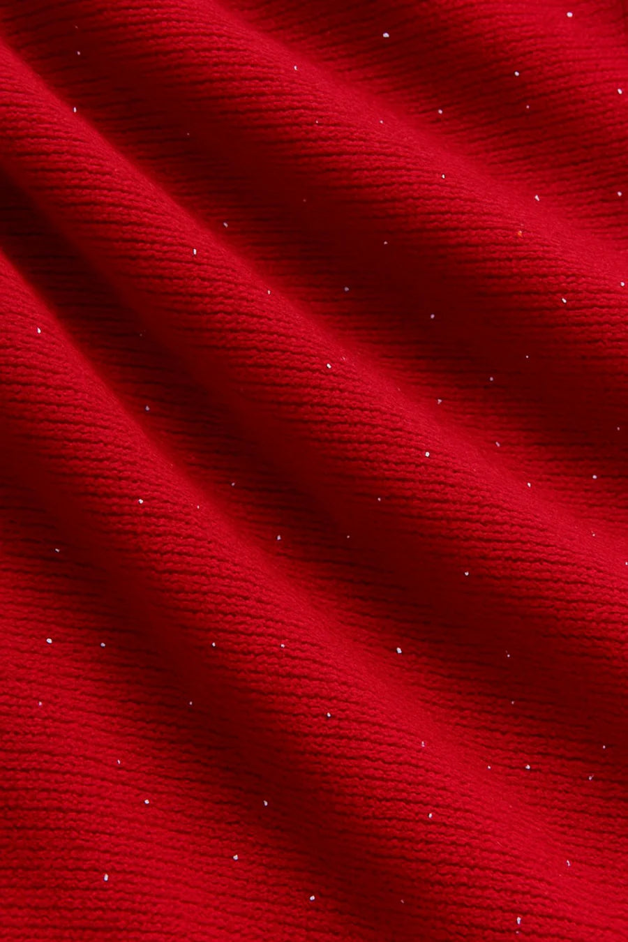 Shimmer Knit Turtleneck Sweater