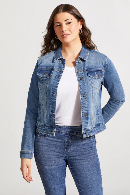 Classic Comfort Stretch Denim Jacket
