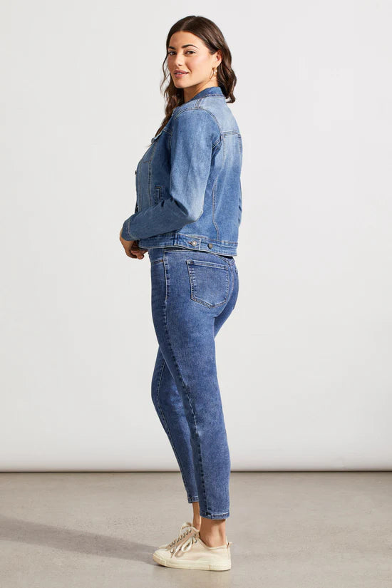 Classic Comfort Stretch Denim Jacket