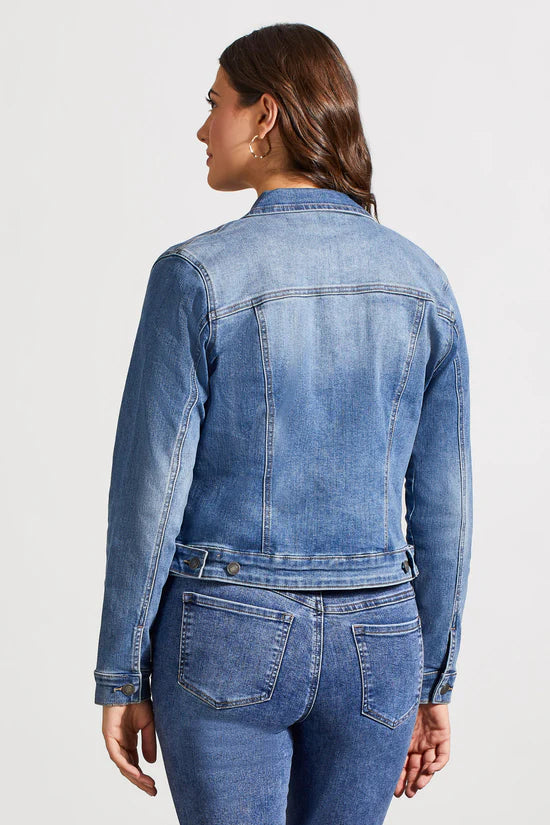 Classic Comfort Stretch Denim Jacket