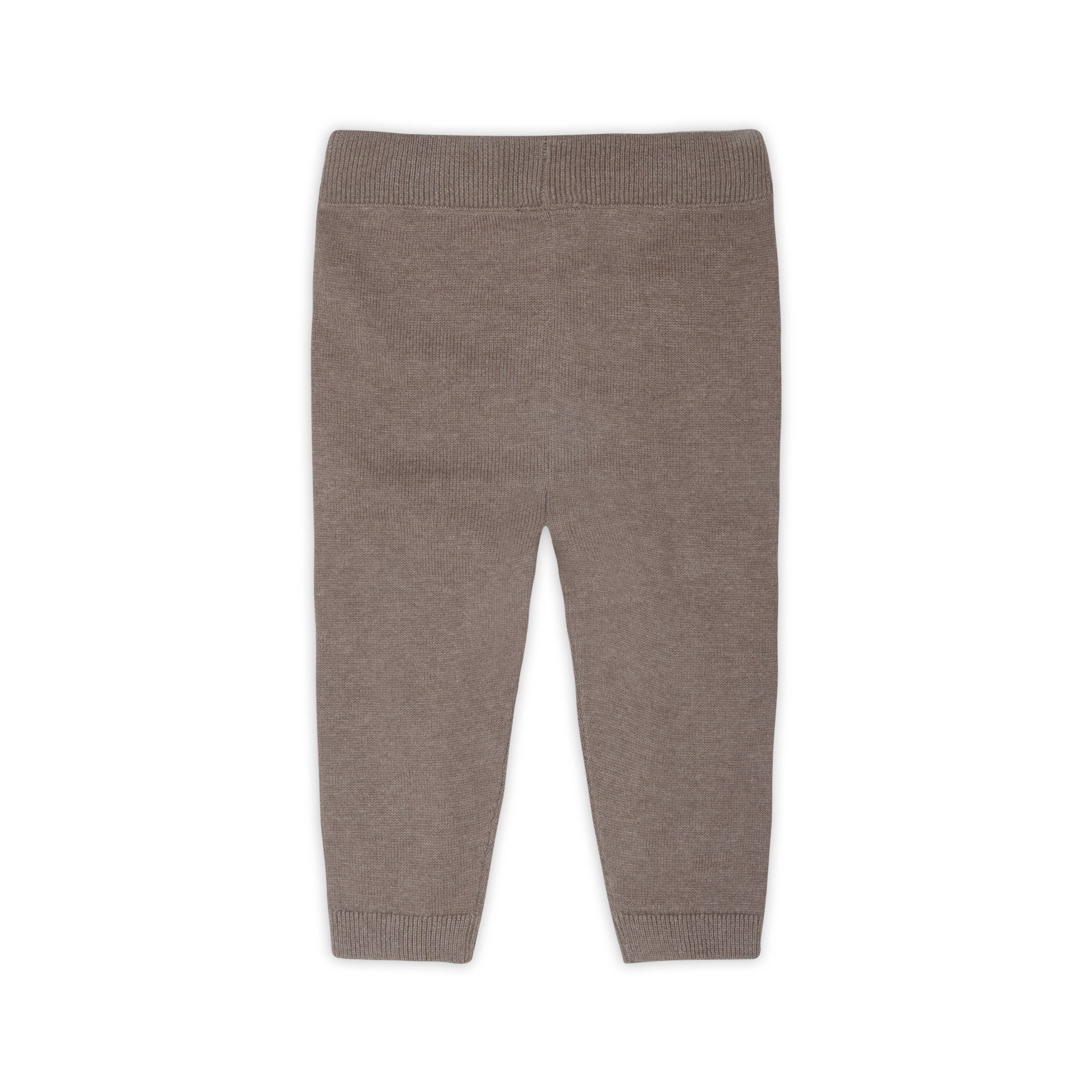 Brown baby pants on a white background