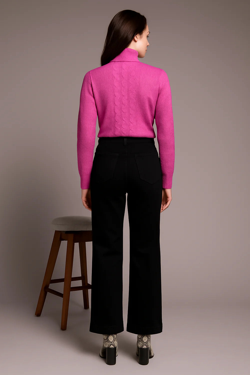 Comfort  Stretch Wide Leg Pant