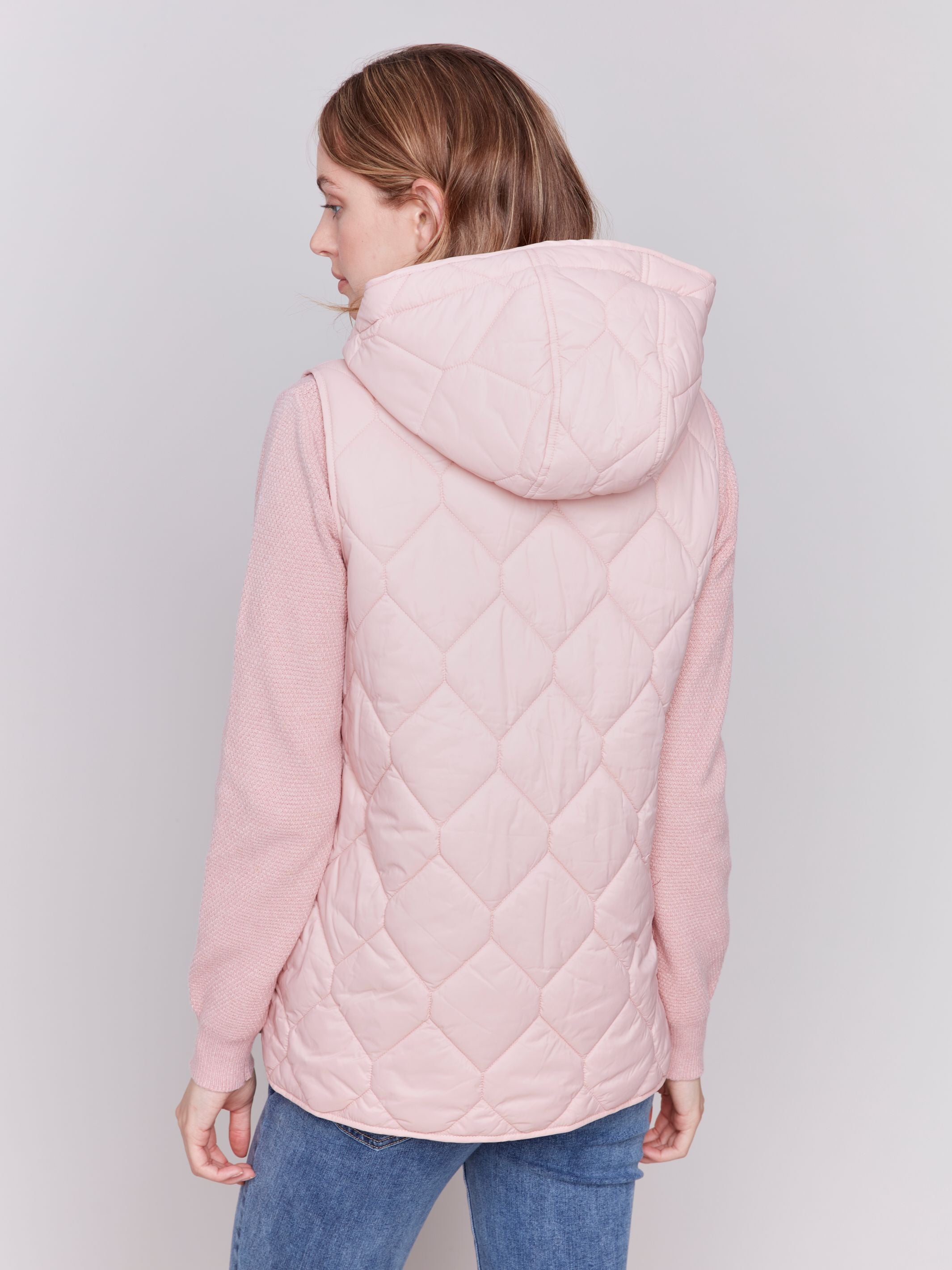 Short Quilted Puffer Vest