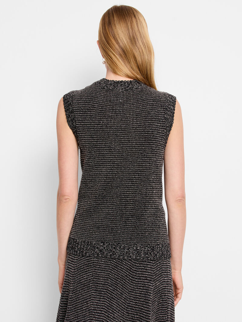 Pixel Knit Sweater Vest