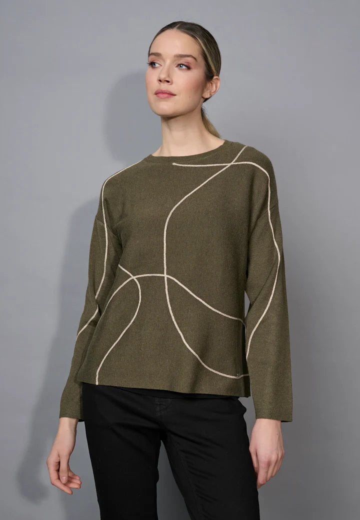 Metallic Trim Top