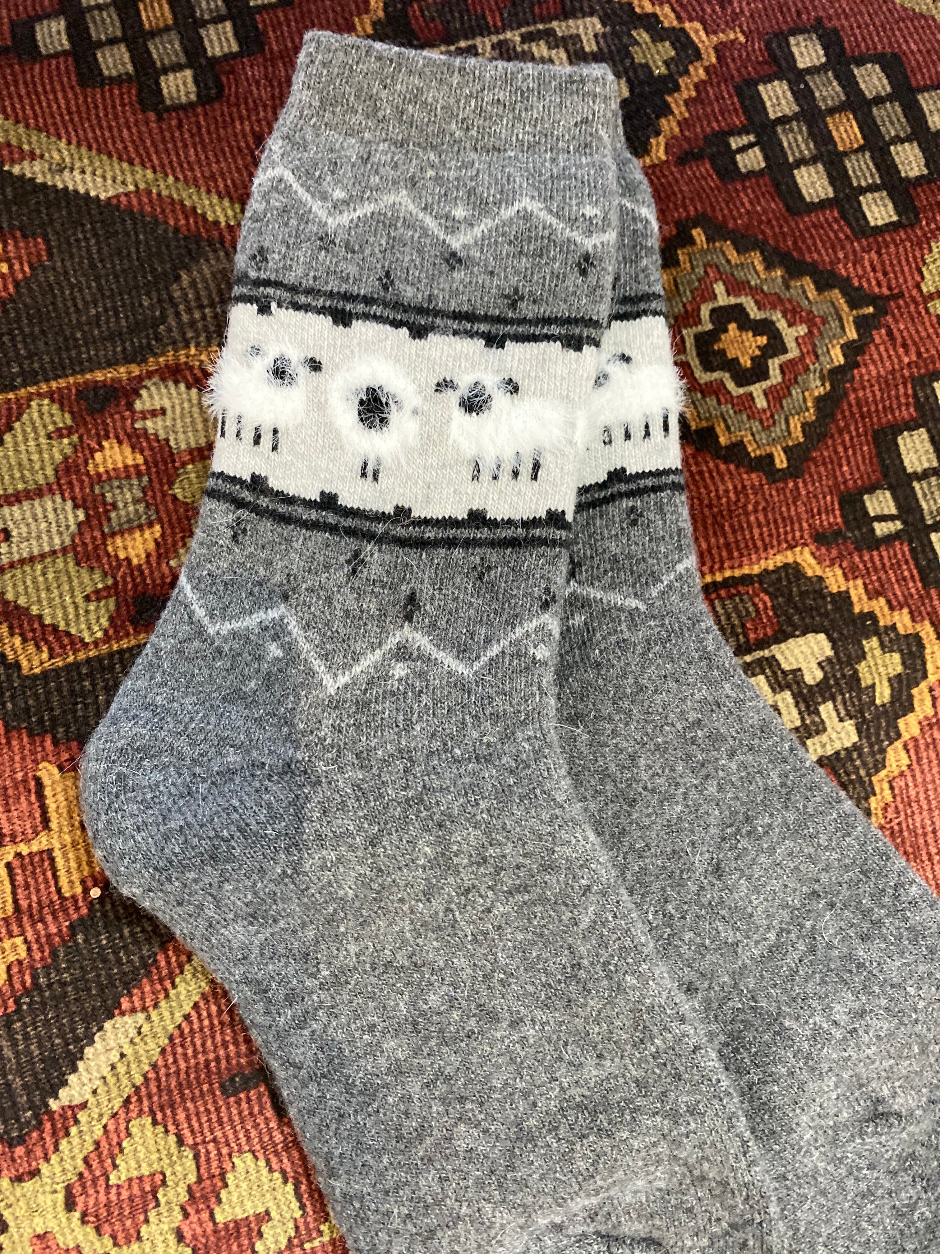 Angora Blend Sheep Socks