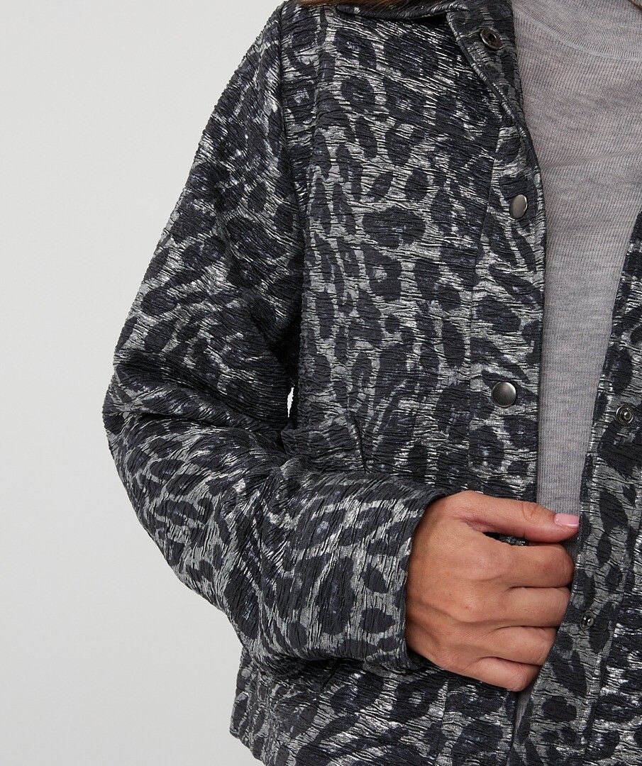 Leopard Jacket - Black