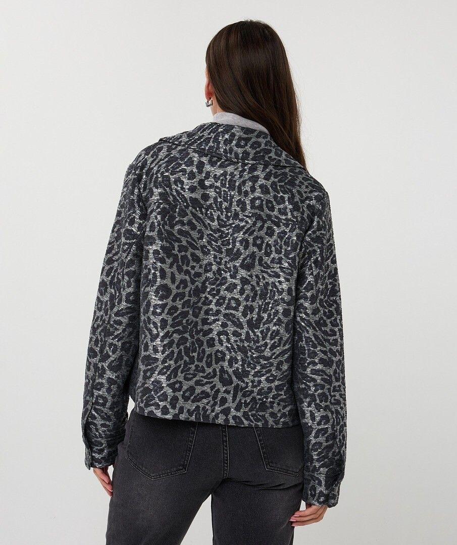 Leopard Jacket - Black