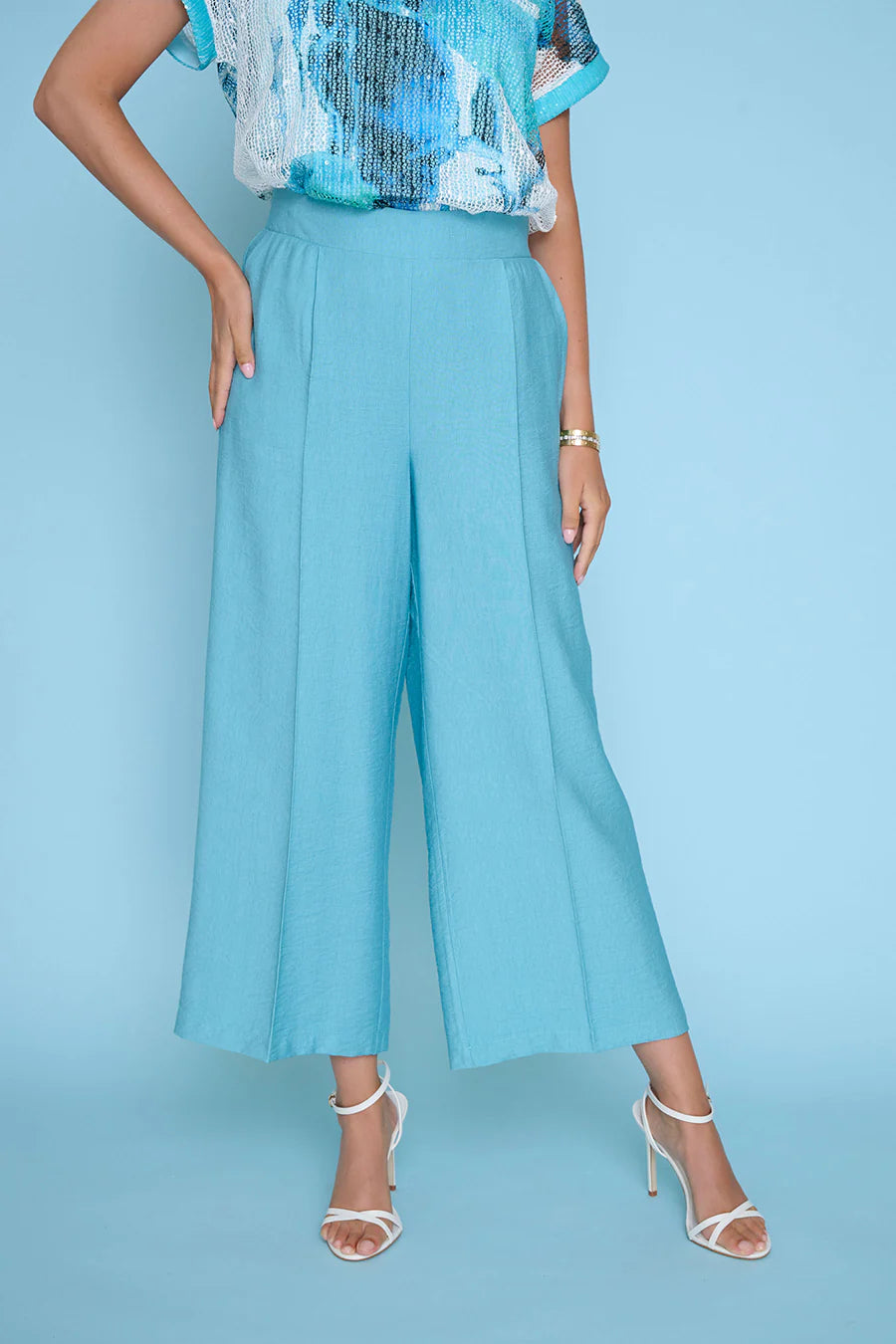 Blue Lagoon Cropped Pant