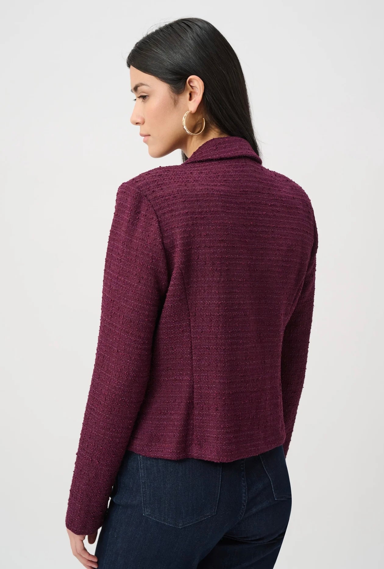 Joseph Ribkoff Boucle Notched Blazer