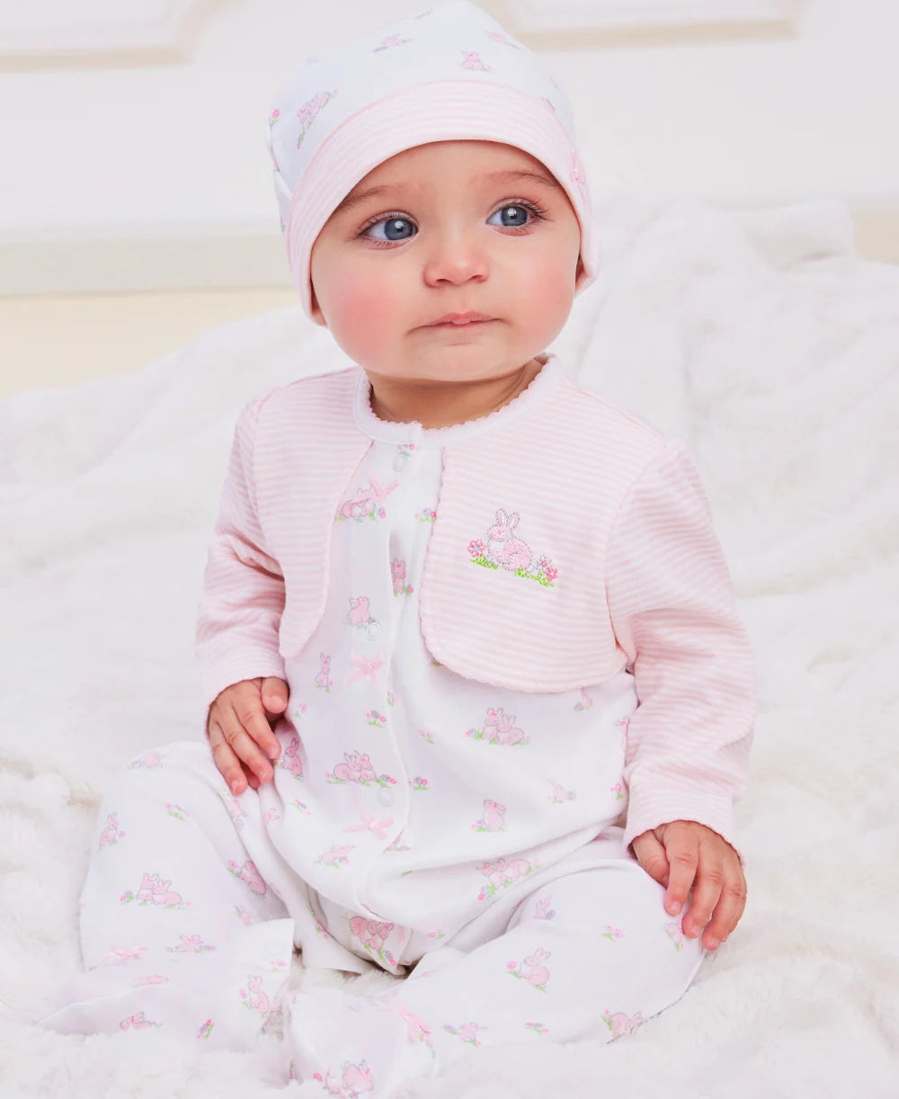 Mayoral Baby Bunnies Footie & Hat