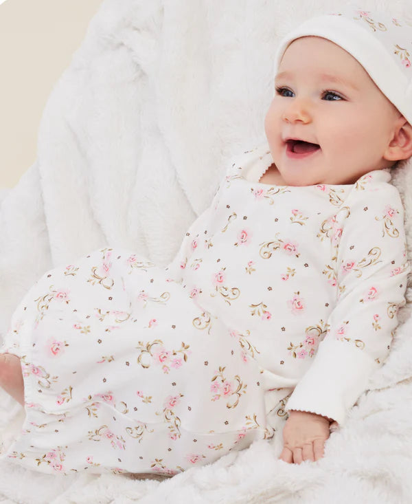 Vintage Rose Gown & Hat