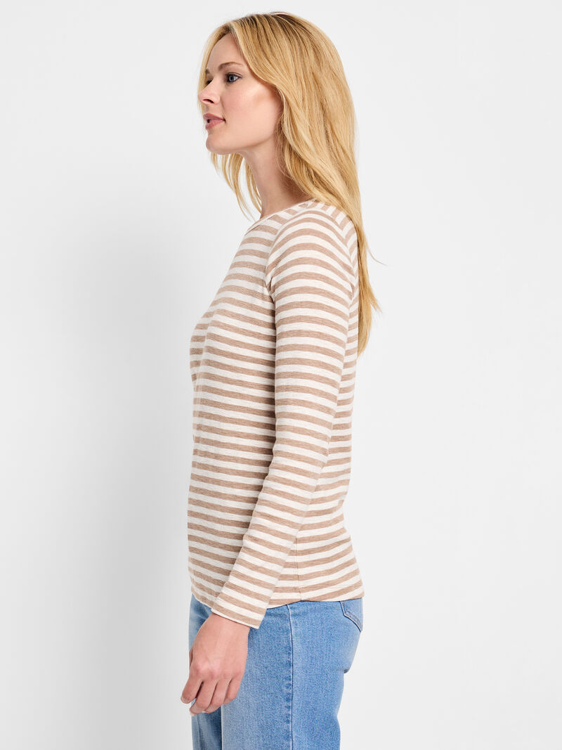 Striped Boatneck Tee