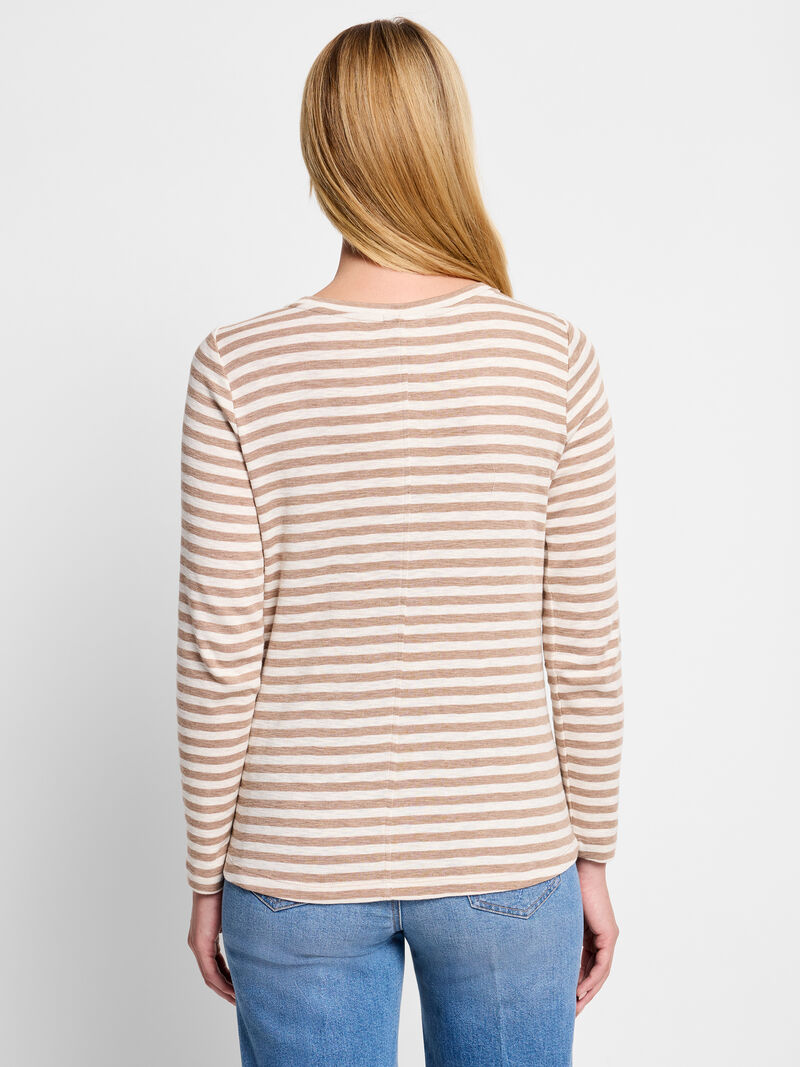 Striped Boatneck Tee