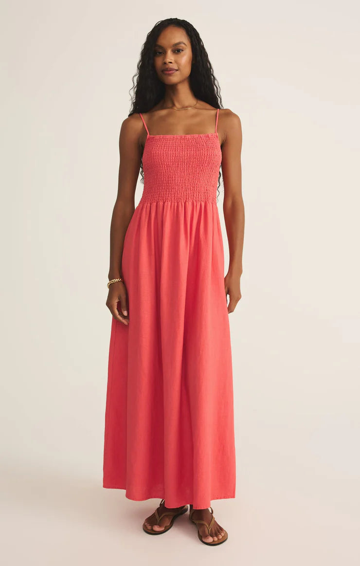 Bayside Linen Maxi Dress
