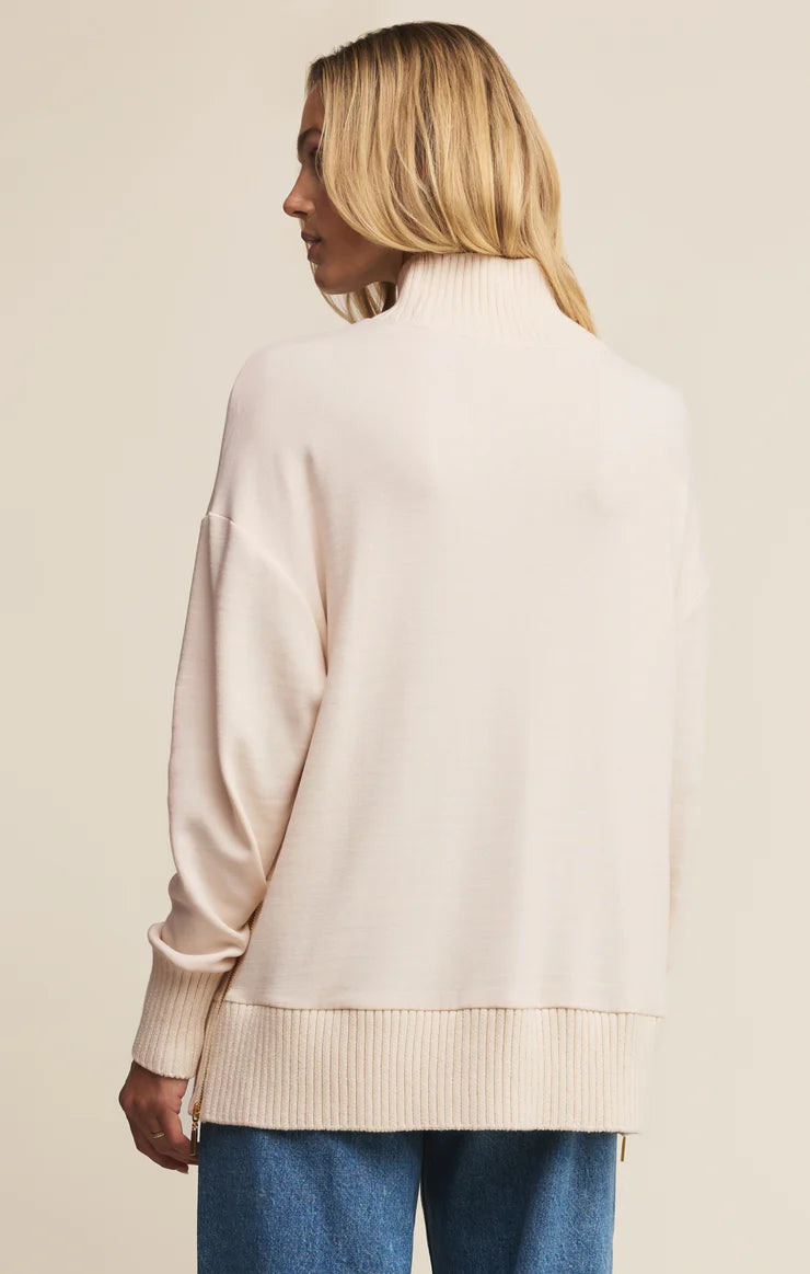 Sable Mock Neck Top