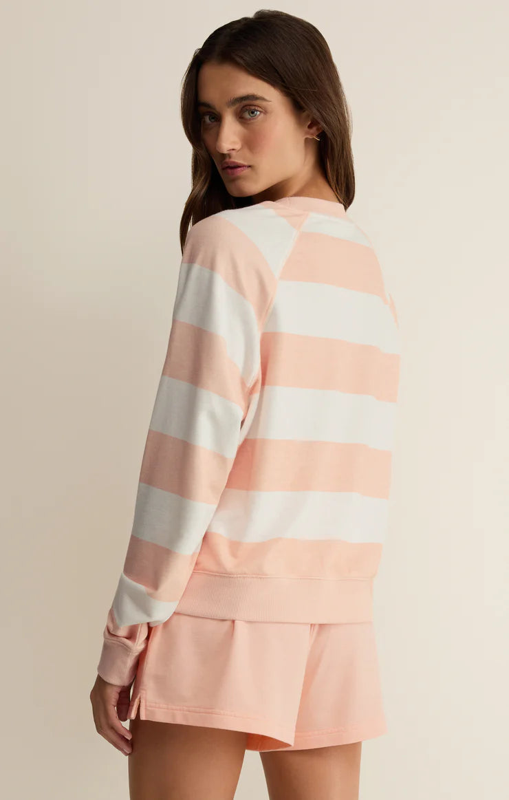 Z Supply Saldana Stripe Sweatshirt