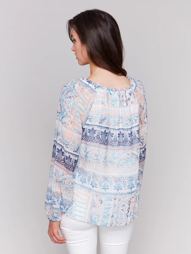 Charlie B Printed Chiffon Blouse - OLIVIA'S