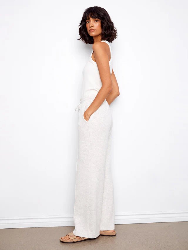 Charlie B Soft Scuba Wide Leg Jogger - OLIVIA'S