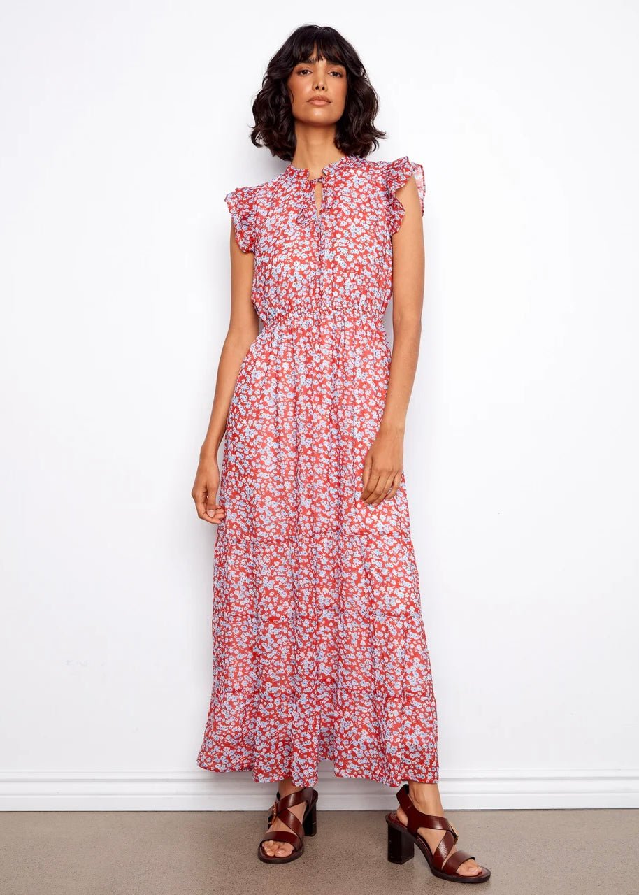 Charlie B Women's Printed Chiffon Sleeveless Maxi Dress - OLIVIA'S