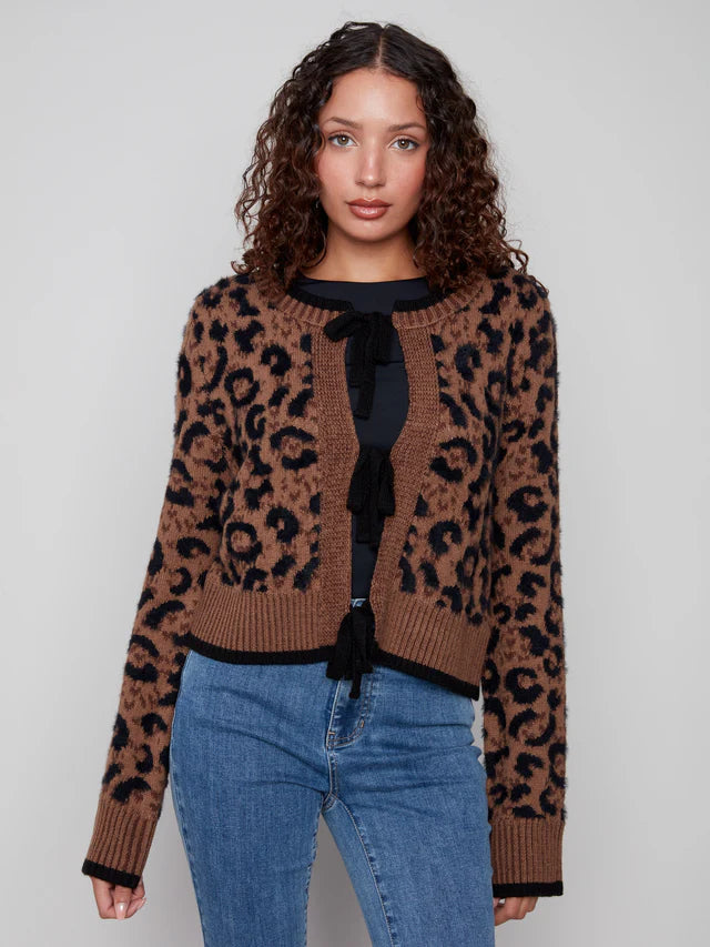 Bow Tie Knit Cardigan