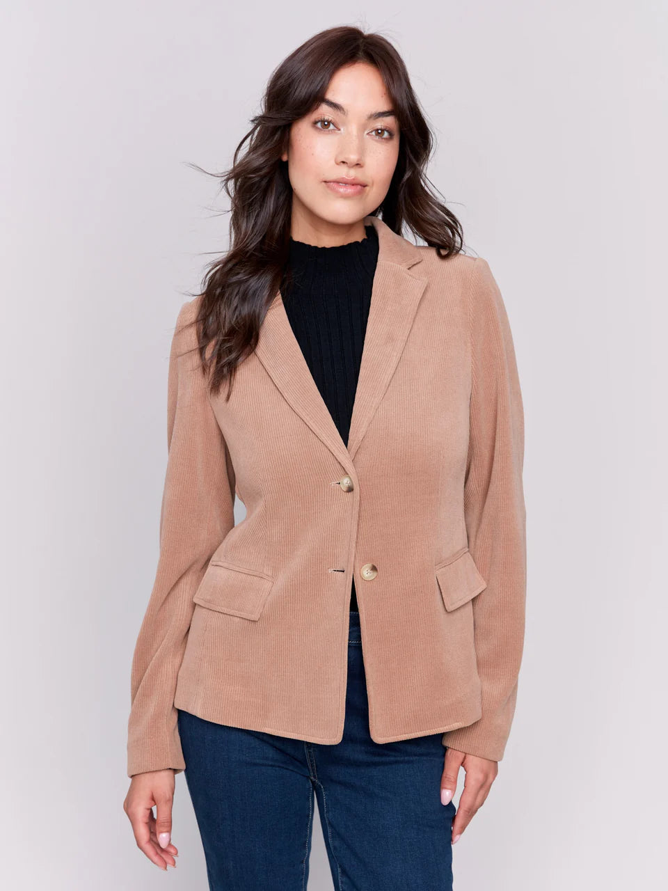 Knit Corduroy Blazer *