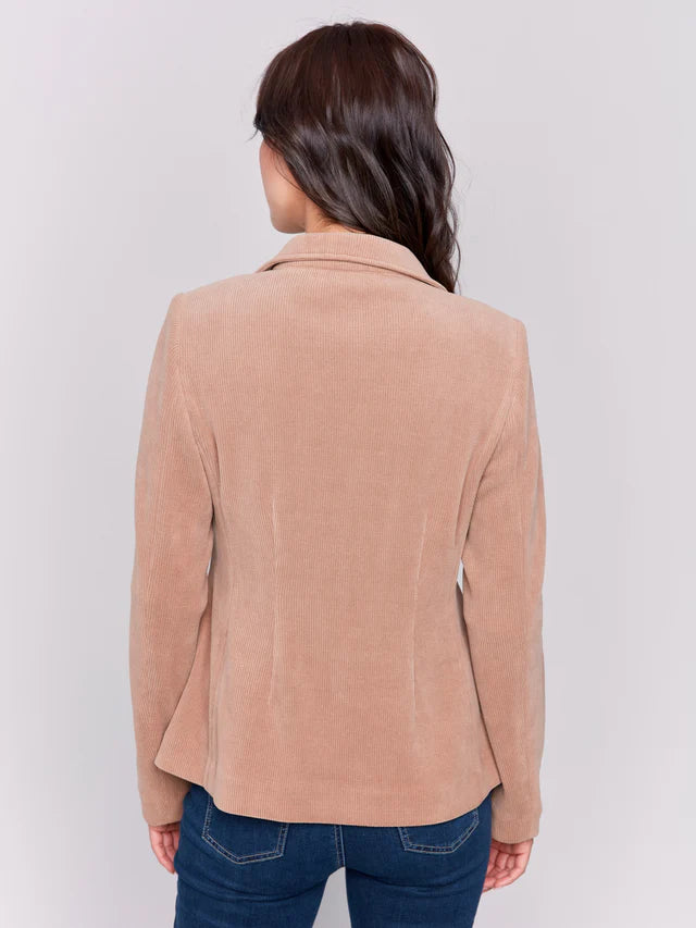 Knit Corduroy Blazer *
