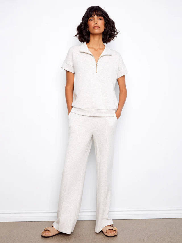 Soft Scuba Half-Zip Top