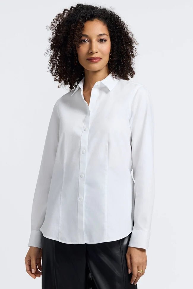 Foxcroft Dianna No Iron Long Sleeve Shirt - OLIVIA'S