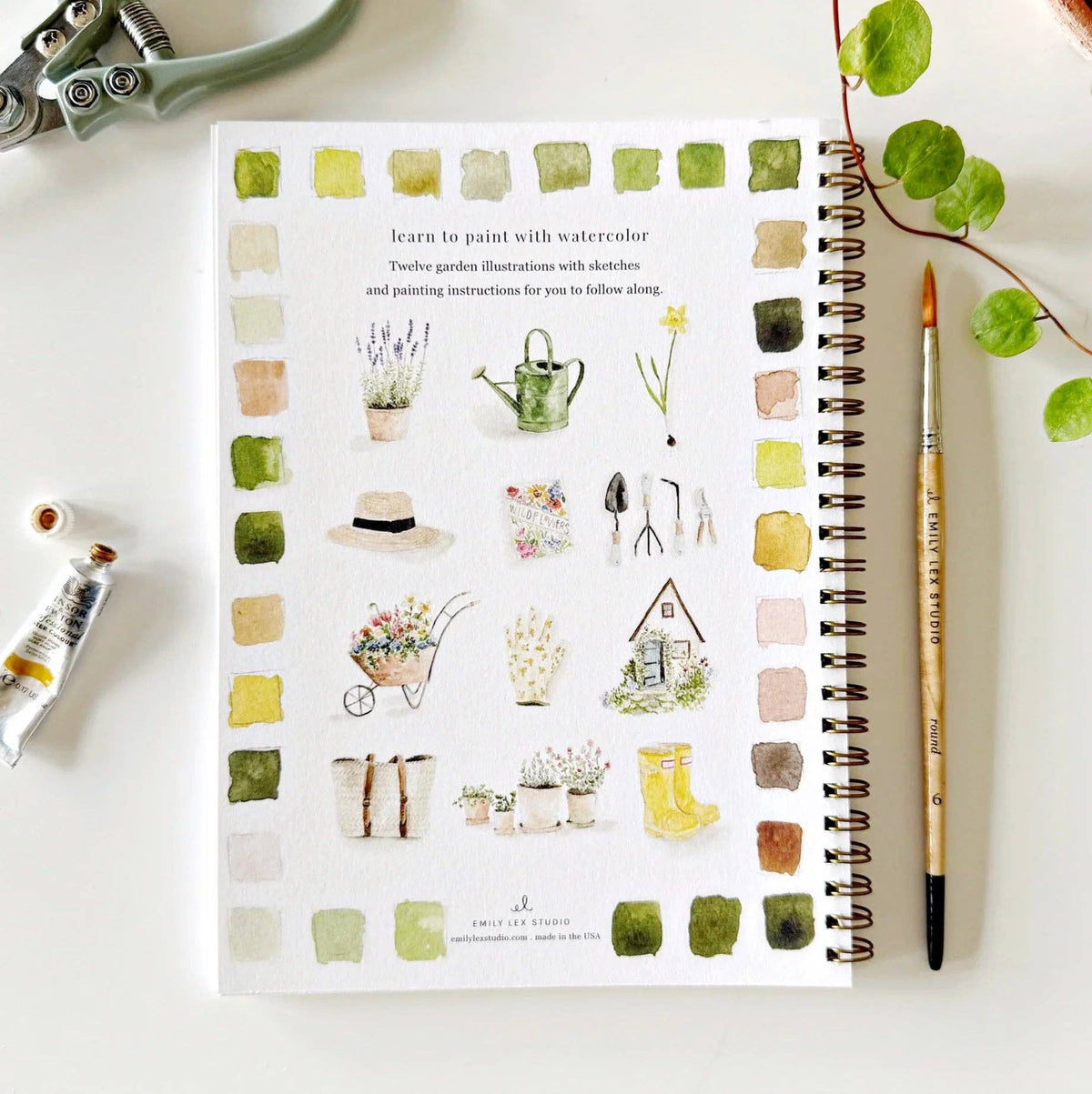 Garden Watercolor Workbook - OLIVIA'S