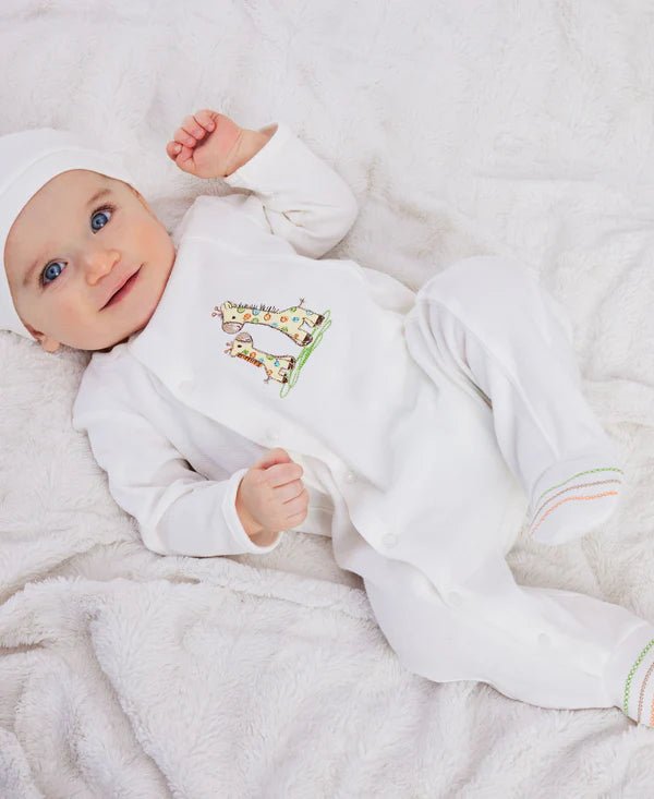 Giraffe Footie & Hat - OLIVIA'S